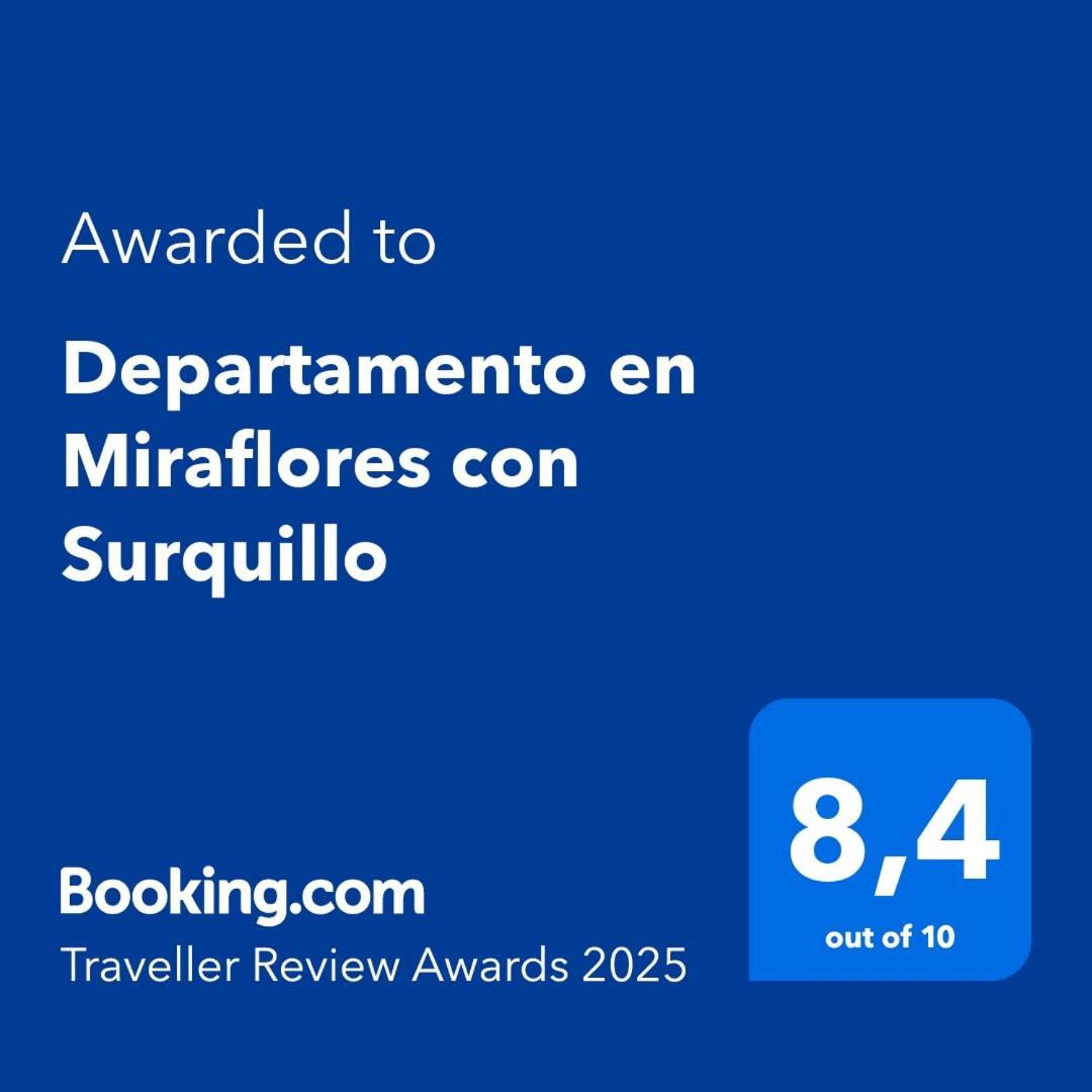 Departamento En Miraflores Con Surquillo Lima Kültér fotó